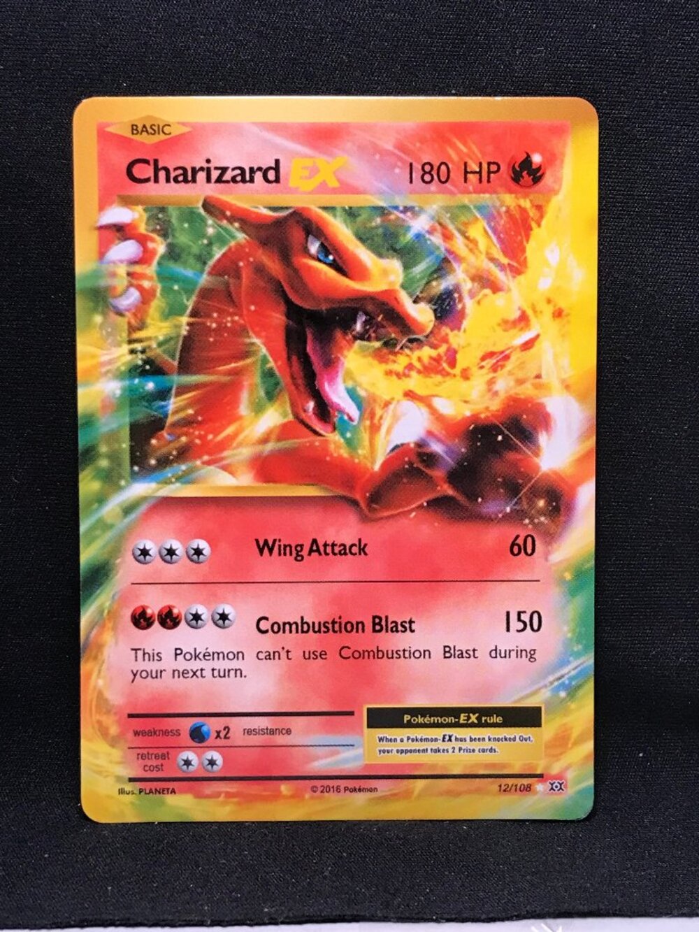 Charizard EX 12/108 XY Evolutions Pokemon